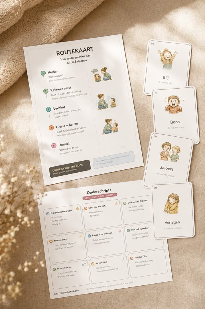Ouderscripts met korte zinnen